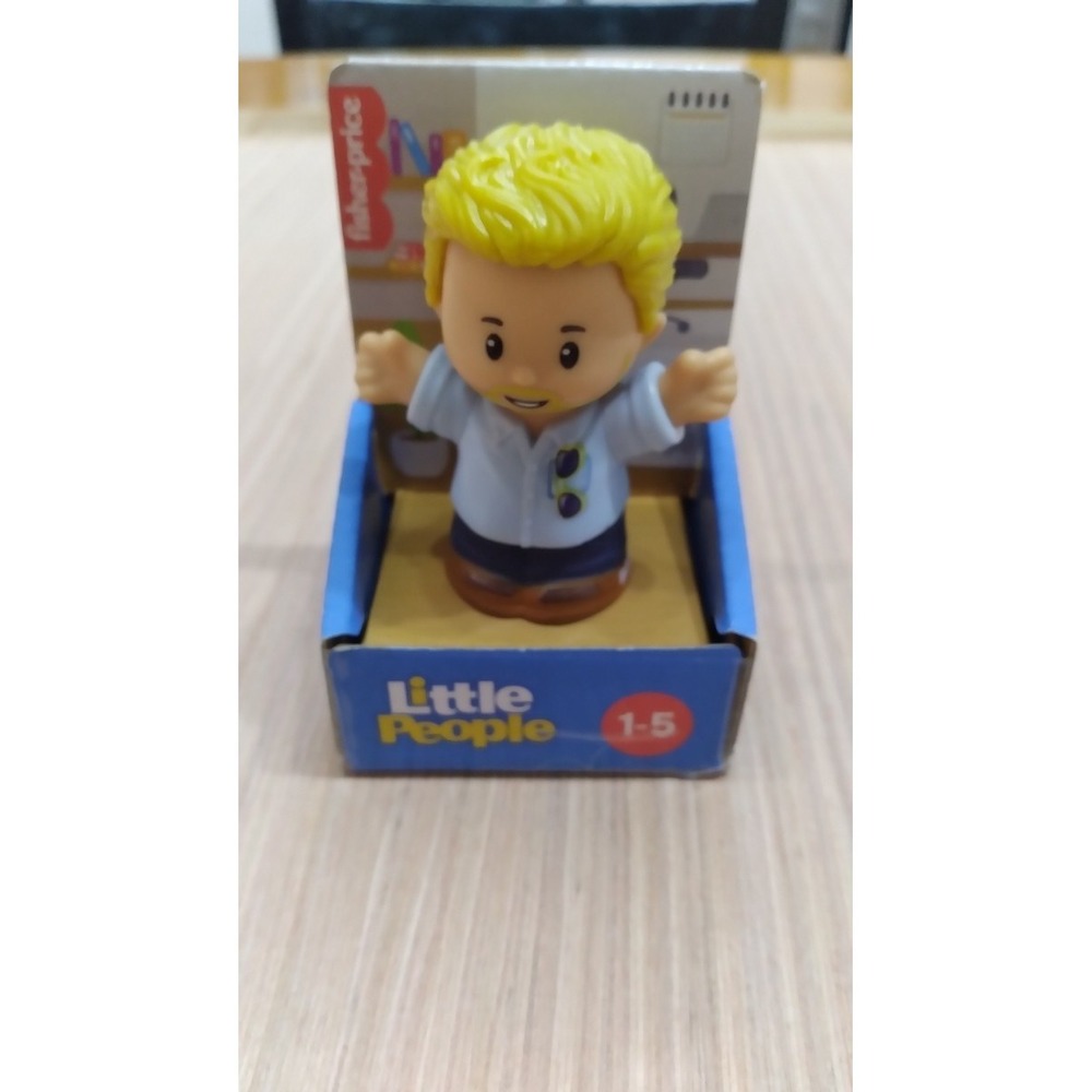 Fisher Price Little‎ People Blonde Beard Male Dad Figure Sunglasses